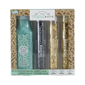 4/$20 U Style Bath Set Bath Salt, Aromatherapy Elements & Reusable Mesh Bag